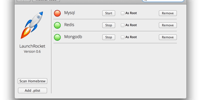 LaunchRocket: Lanza cualquier app Homebrew desde el panel de Preferencias de Mac