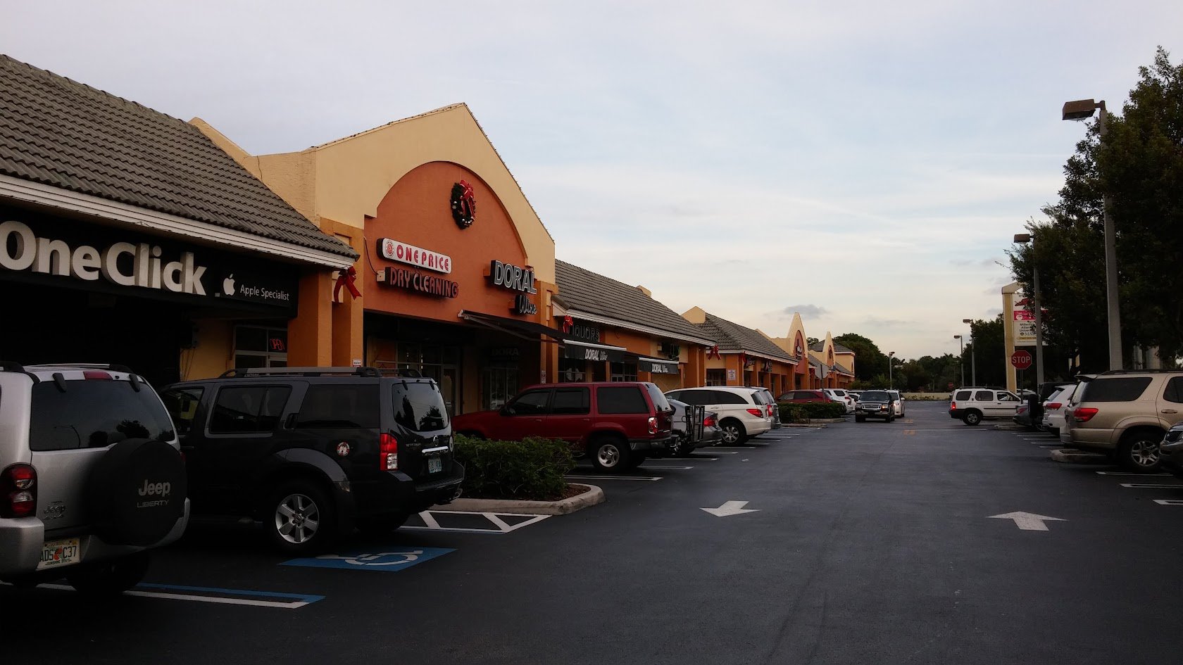 Parking in the Shops in Doral, Florida